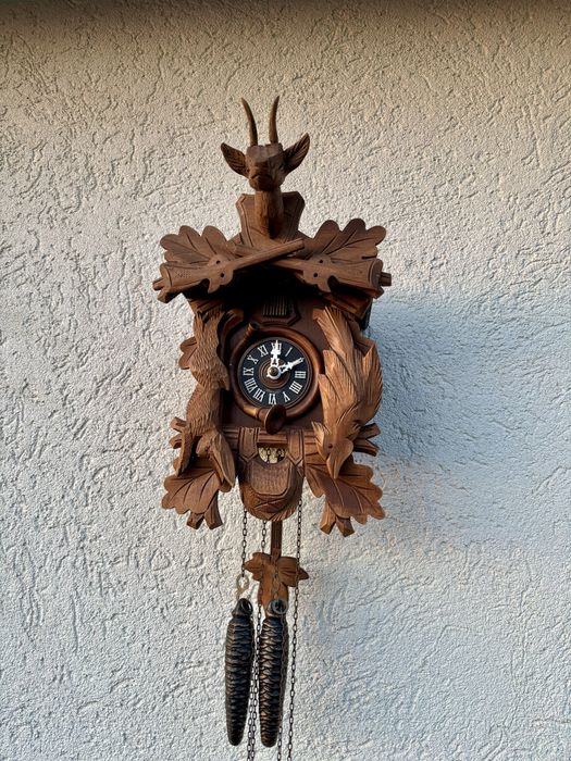 Ceas vechi cu cuc Regula Muntii Padurea Neagra