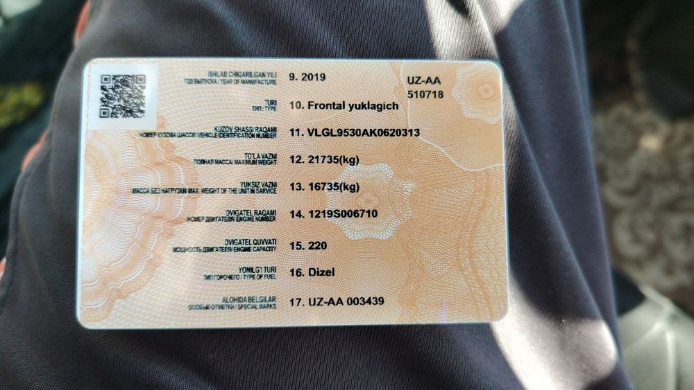 SDLG Pogruzchik sotiladi 3 kublik