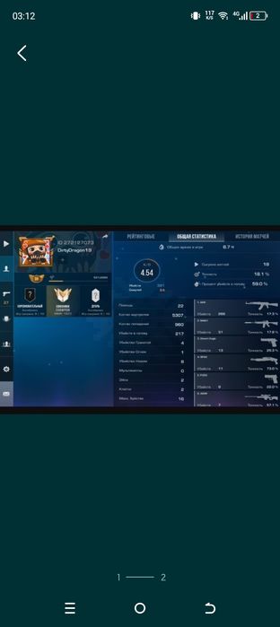 Продам аккаунт в стандофф 2