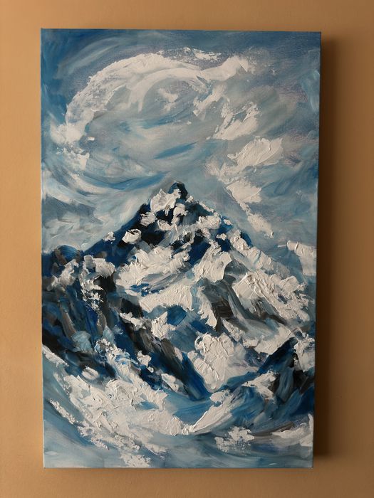 Vand tablou in stil mixed-media