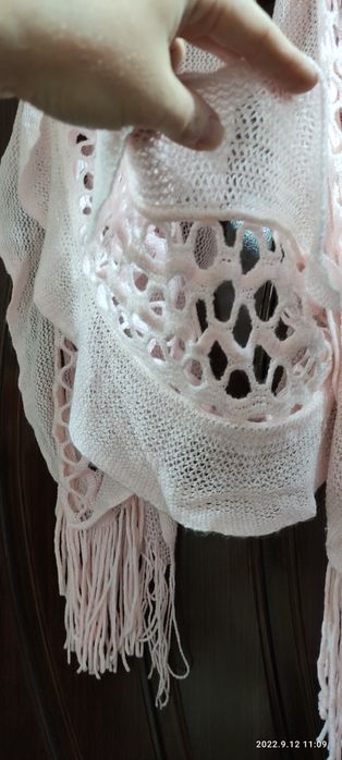 Шарф женский вязаный