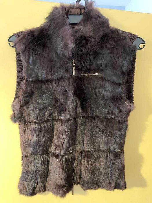 Дамско модно елече от естествен косъм