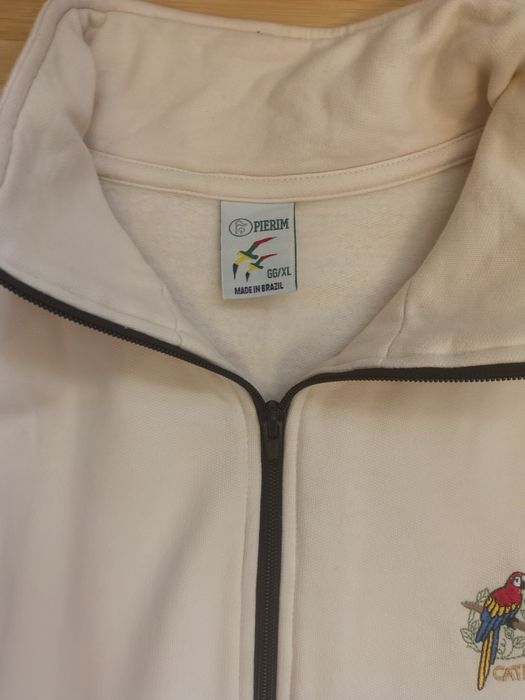 Pulover cu fermoar și guler din Brazilia -XXL