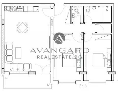 Продава се Тристаен апартамент в Пловдив, Център - 114 кв.м за 1386 €/кв.м - Снимка #1