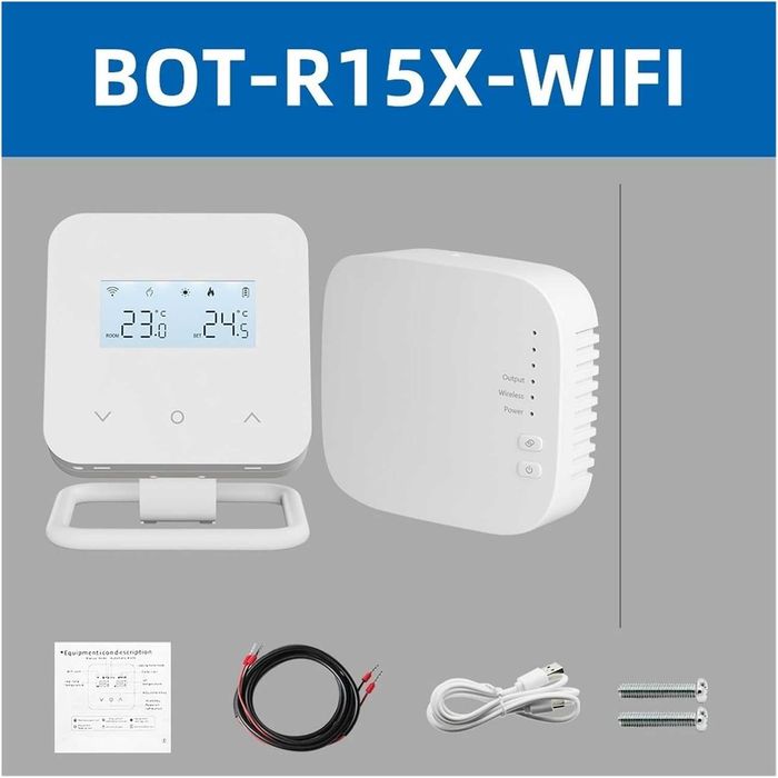Termostat de cameră digital fără fir