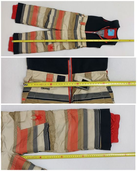 Pantaloni schi Spyder  salopeta iarnă, snowboard, nr 5 sau 104 EU unis