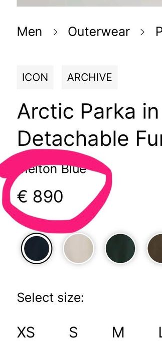 Woolrich arctic parka