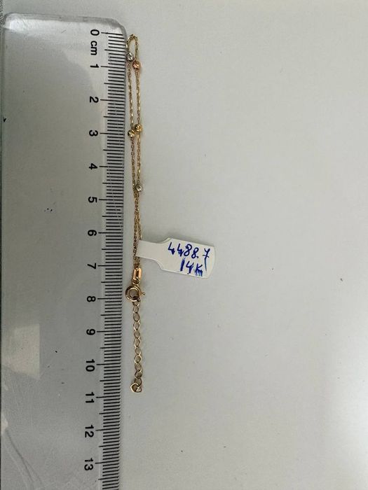 Bratara aur biluțe 14k 0,89gr (cdc)