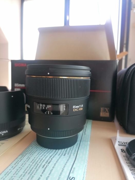 Sigma 85mm f/1.4 EX DG HSM за Nikon F