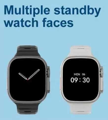 Cu bonus Smartwatch Watch8 Ultra,apel bluetooth,tensiune,spo2,etc.