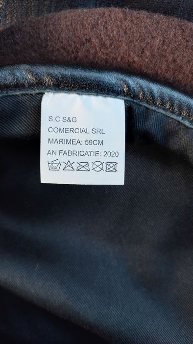 Bereta / Boneta militara maro, NOUA, marimea 59