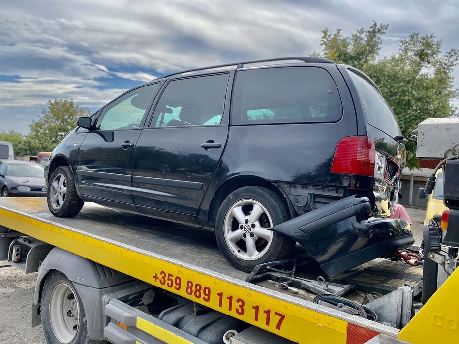 VW Sharan Фар Стъкло Полуоска Главина Врата Амортисьор Дросел Компютър