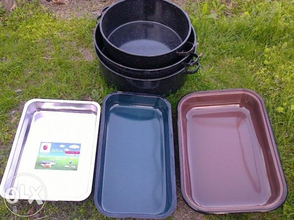 Тава за печене на агне,лютеница-неръждаема,емайлирана, алуминиева