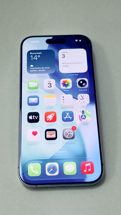 iPhone 16 Pro 256GB 91% White Titanium Neverlocked Alb