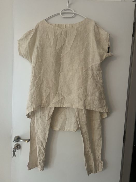 Ленени комплекти риза с панталон