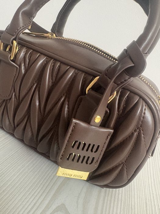 geanta miu miu arcadie coffee