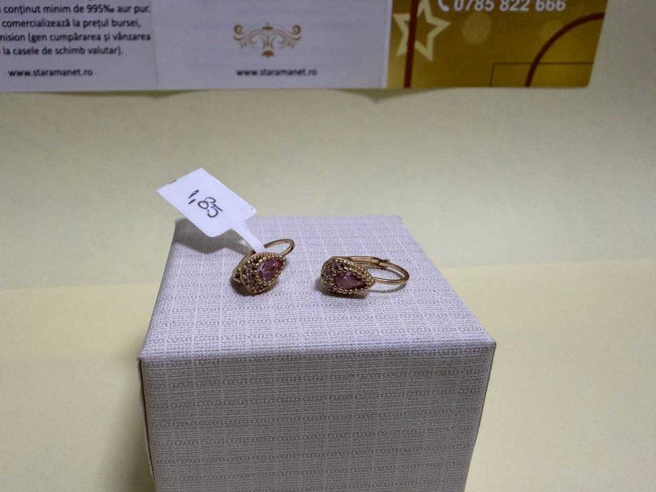 cercei copii aur 14k 1.85gr (m2) staramanet