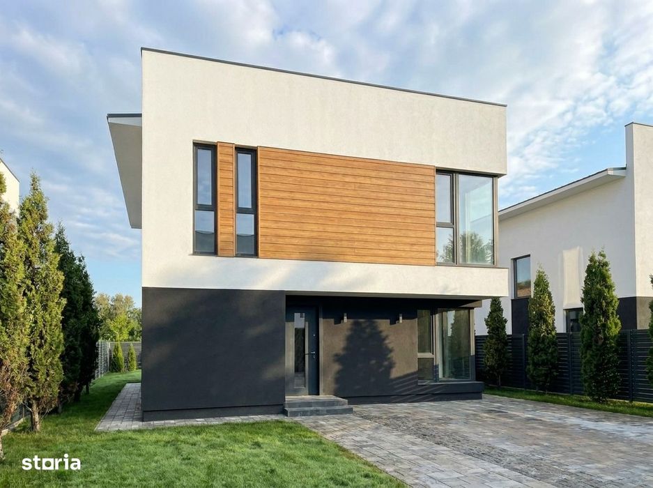 Ansamblu privat de case individuale, 5 camere, Toate utilitatile