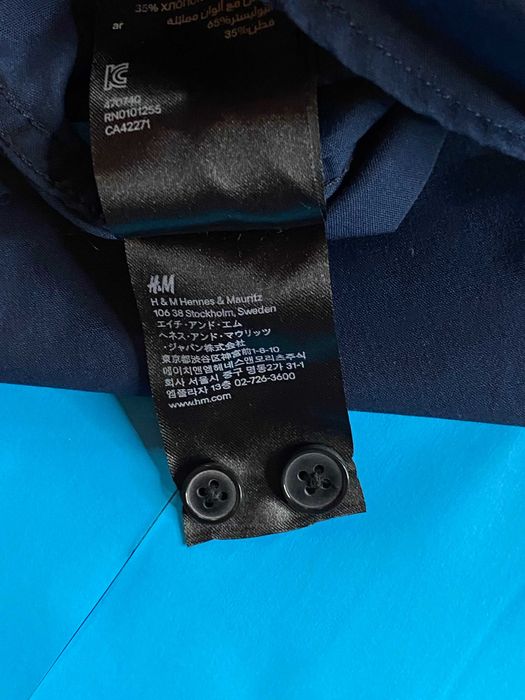 Cămașă bărbătească H&M , bleumarin, mărime L