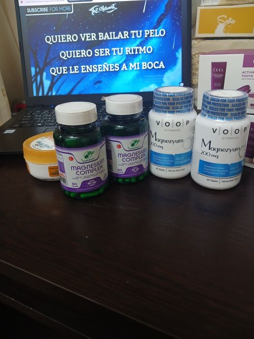 Magneziya komplex va boshqa vitaminlar turetiskiy original