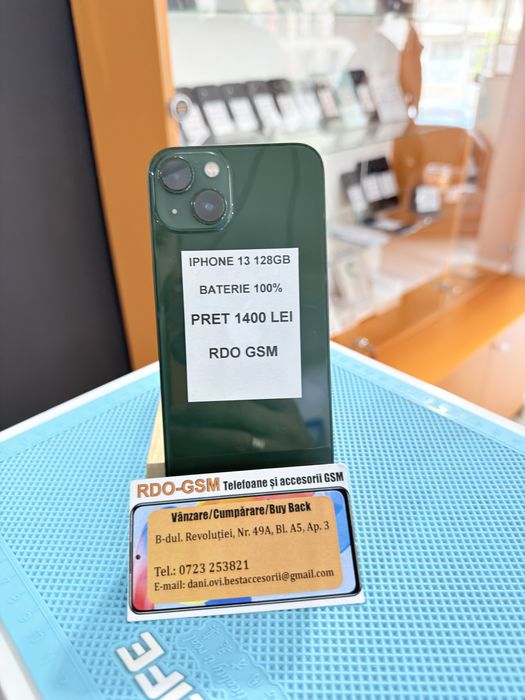 Iphone 13  128Gb Neverlock/Green/Garantie