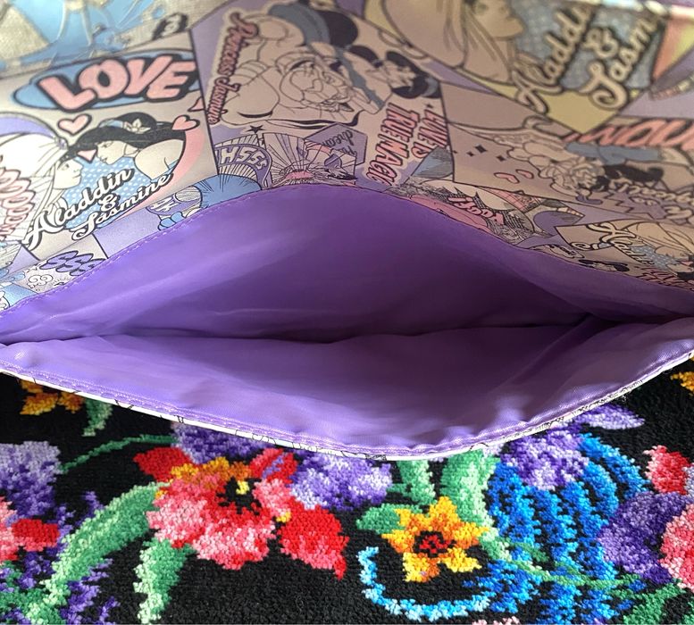 Аладдин клатч с сиреневым подкладом