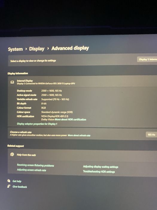 Lenovo Legion 5 Pro 165hz | Ryzen 5 5600H | RTX 3050ti | 16Gb | 512gb