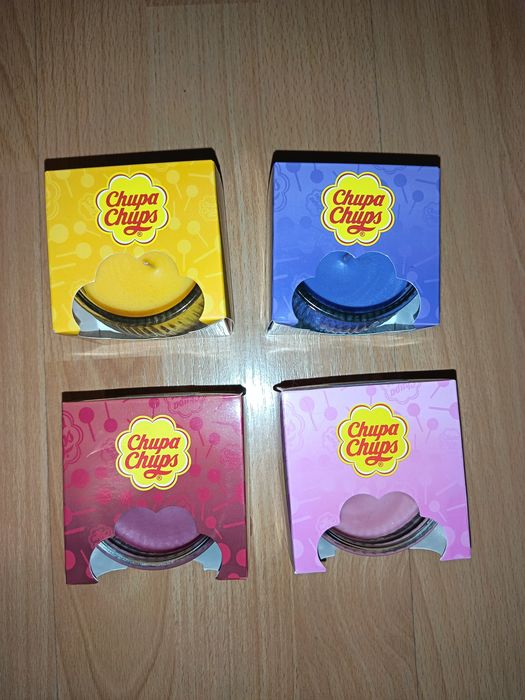 Set 4 lumânări parfumate Chupa Chups