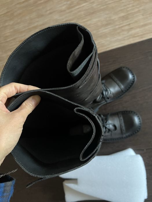 Сапоги из натуральной кожи