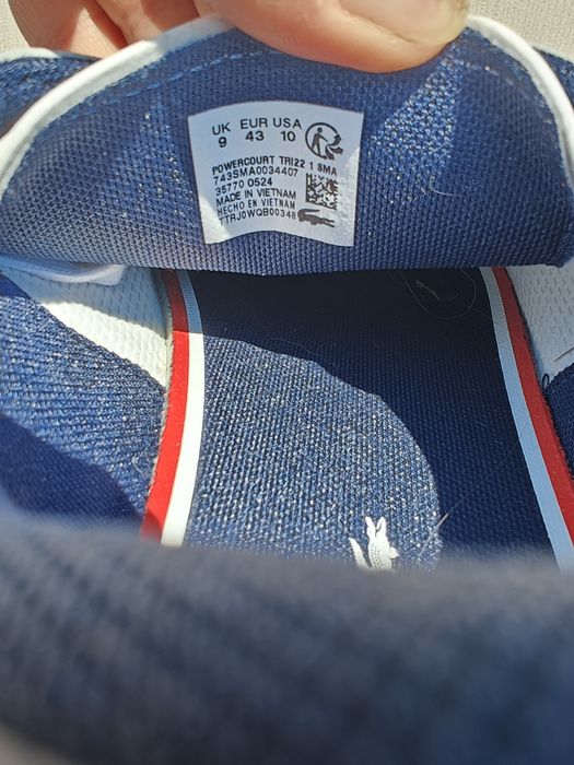 Lacoste Tenesi originali piele naturală