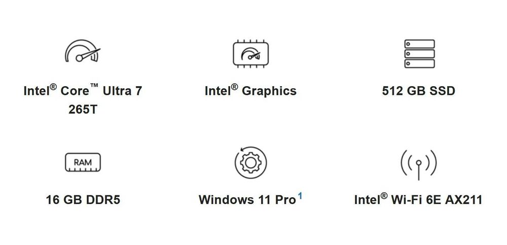 HP ProDesk 4 Mini G1i AI Intel Core Ultra 7 265T 16DDR5 512SSD SIGILAT