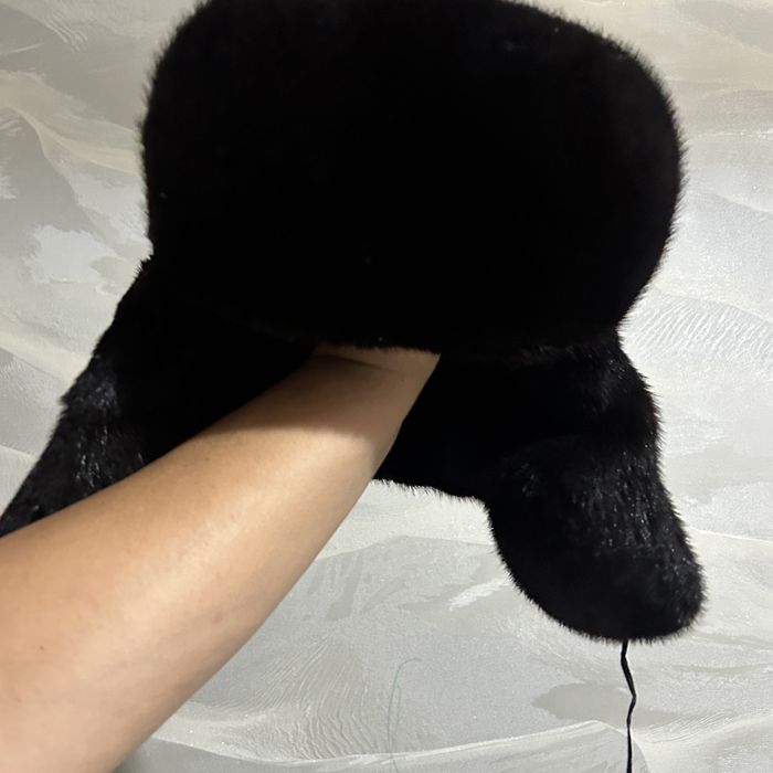 ушанка норковая шапка