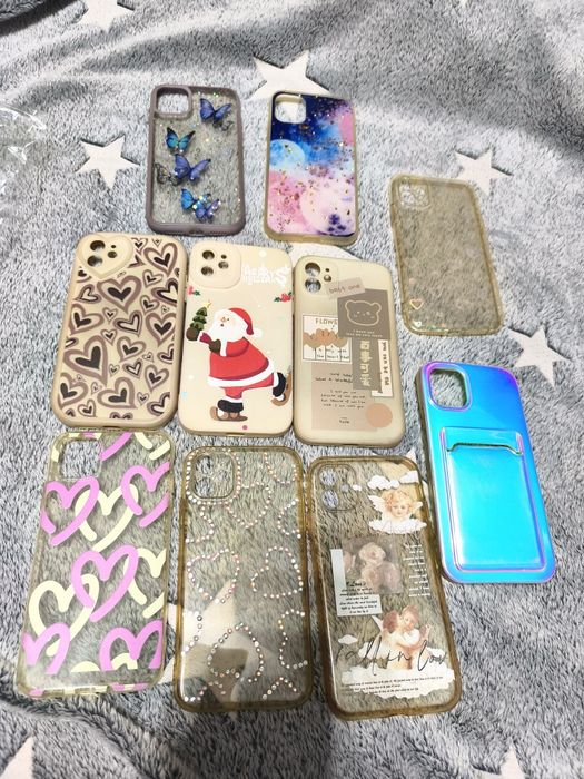 Huse iPhone 11 - lot 10 bucăți