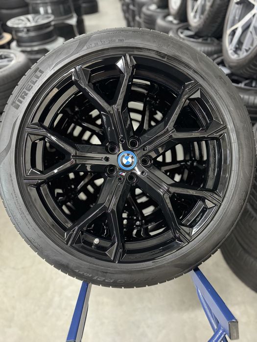 Jante Bmw X5 X6 R21 G05 G06 M741 Negru Originale Pirelli 2023