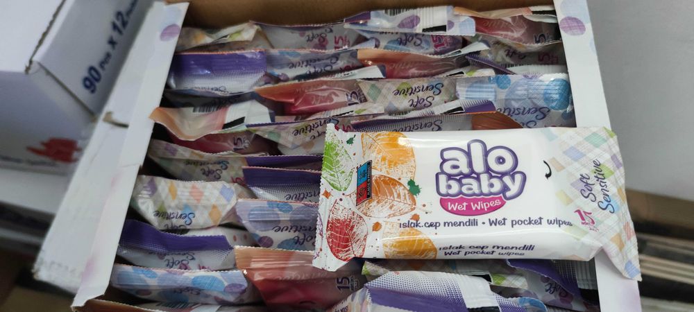 Мокри кърпи бебешки Alo baby, Alo Shine от Турция