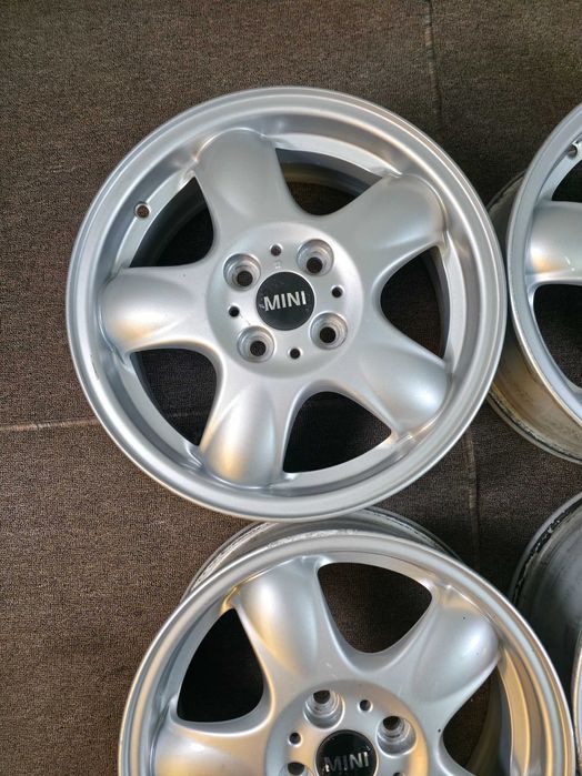 4 Jante Aliaj 4x100 15'' 5.5J ET 45 - OEM Mini Cooper ONE - CA NOI - COD 6769404-13 !