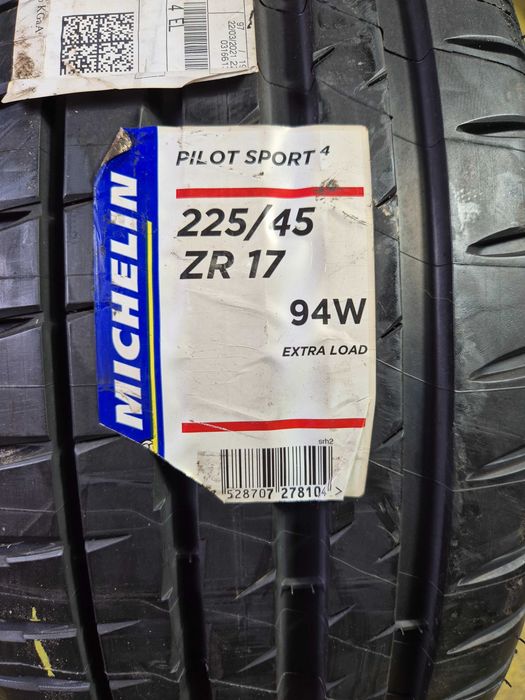 1 Anvelopa de VARA - 225/45/17 - Michelin PS4 - NOUA - DOT 2021