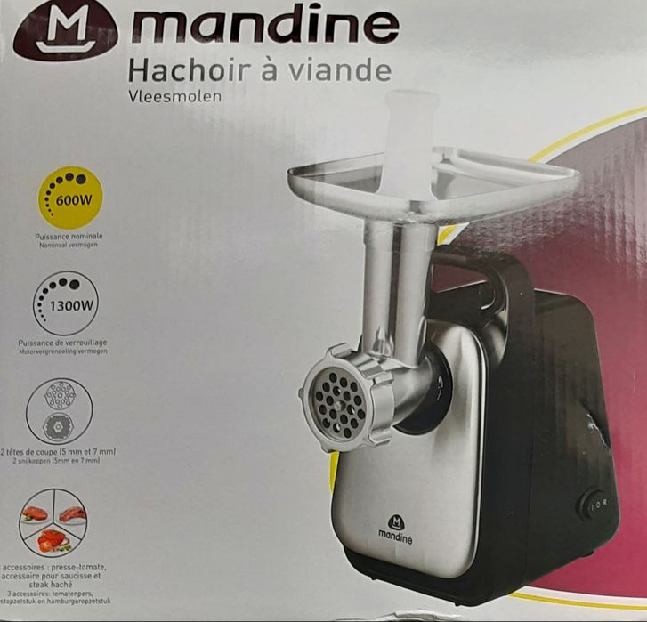 Mașina electrică pentru tocat carne MANDINE NOUĂ - 160 Lei