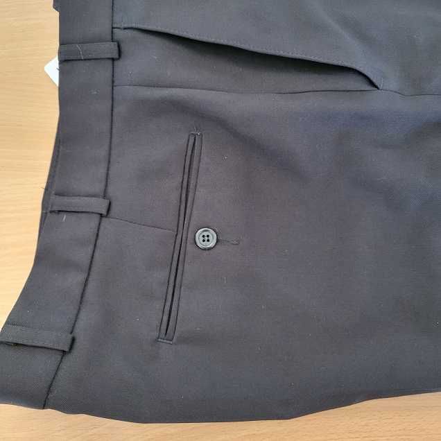 Pantaloni stofa bărbați cu manseta Henry Morell negru L