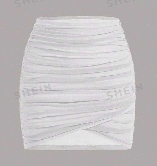 Fusta Alba scurta Shein marimea XS