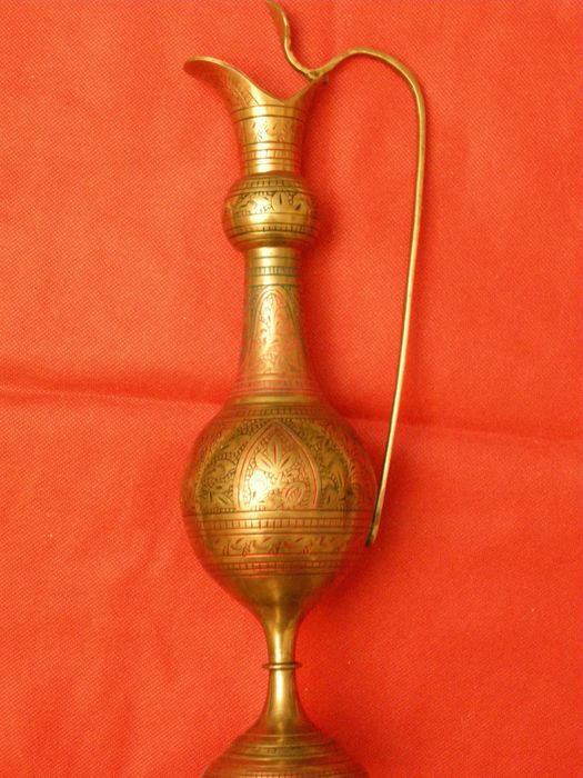 Ваза с ручкой, латунь, гравировка ручная работа, Индия 2 штуки