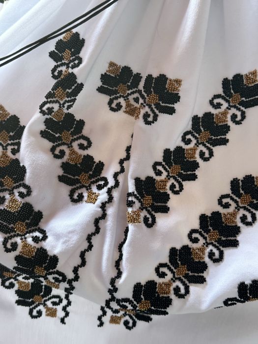 Camasa Traditionala cusuta cu margele MANUAL!