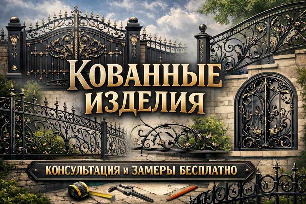 Кованные  Оградки,ворота,решетки