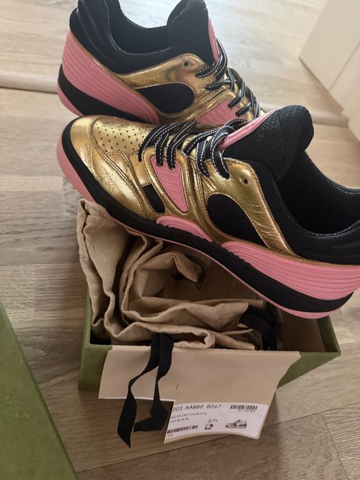 Adidași / Sneakers Gucci  Originali auriu&Roz 37,5 pret negociabil