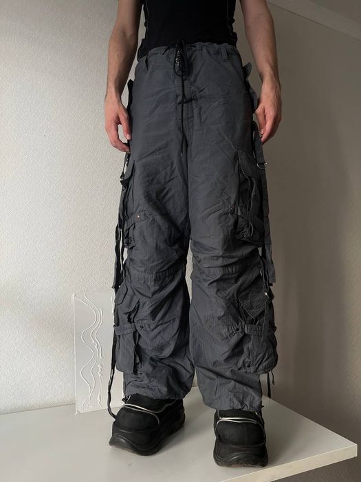 Брюки карго с завязками archive