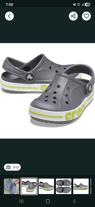 Чехли Crocs 33/34 и 37/38, ECCO 38