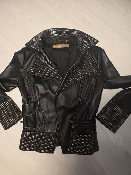 Geaca piele naturală  Carlo Pignatelli Outside