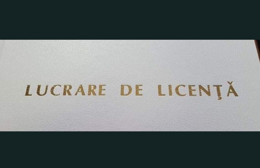 Redactare / Tehnoredactare proiect licenta