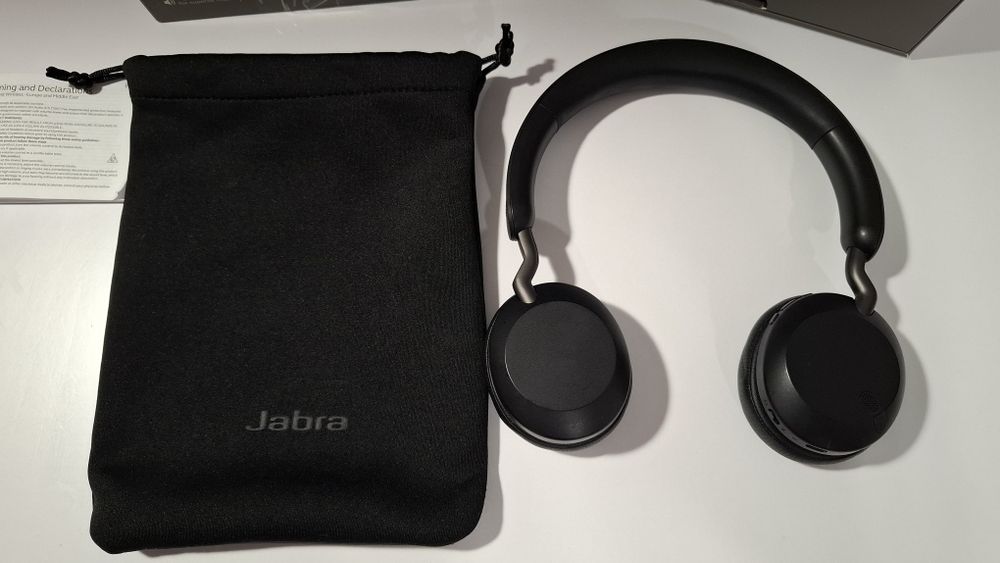 Безжични слушалки с микрофон Jabra - Elite 45H, черни