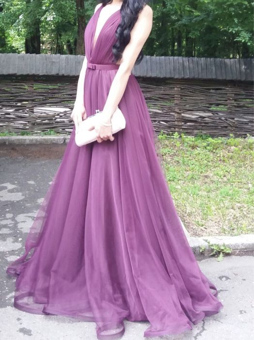 Vand Rochie tul culoare mov Ana Radu